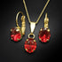 Komplekts "Mistika II (Scarlet)" su Swarovski™ kristalais